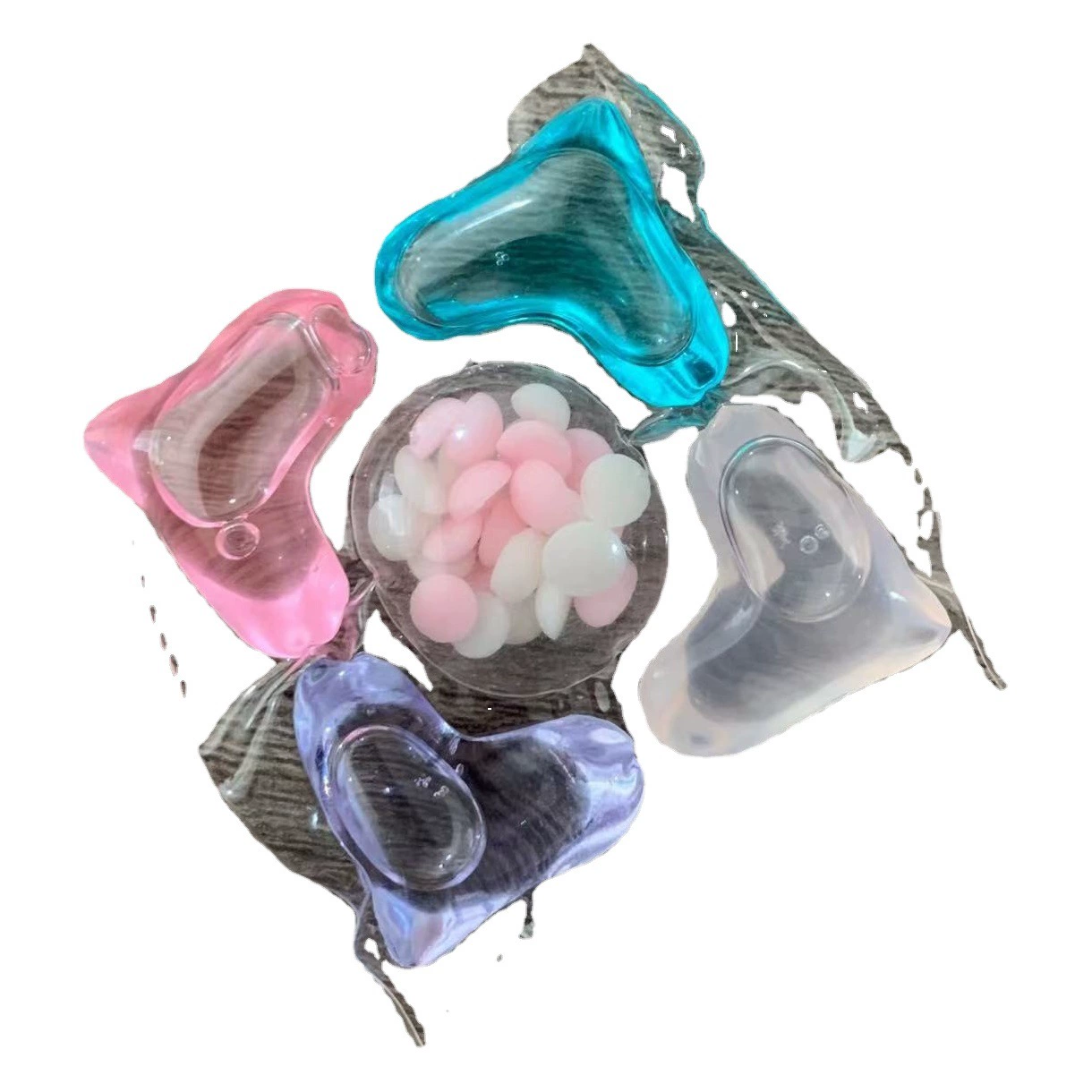 Пятикамерные стиральные шарики, обеззараживание, аромат, мягкость, удаление клещей и стерилизация, оптовый производитель «пять в одном», концентрированные стиральные шарики в упаковке