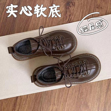 森系复古贝壳鞋2025年秋季新款系带英伦风小皮鞋女日系学生大头鞋