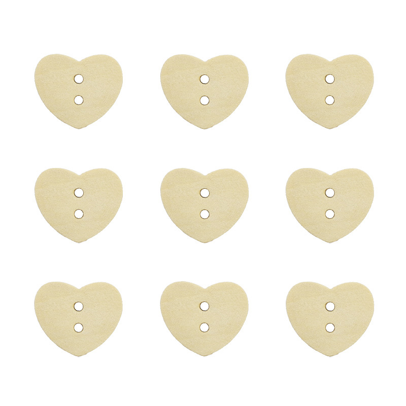 200 botones de madera/diámetro de la bolsa aproximadamente 1,3 cm estrella de cinco puntas impresión en madera maciza