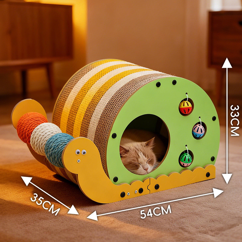 Junta de agarre para gatos, caja de cabeza de gato resistente al desgaste, juguete para gatos, placa de garra de gato resistente al arañazo, campana anti-arrañazo
