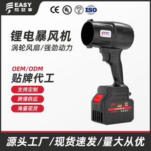 High-Power Lithium Battery Blower for Car Washing, Water Blowing, Dust Removal, Industrial Snow Blower