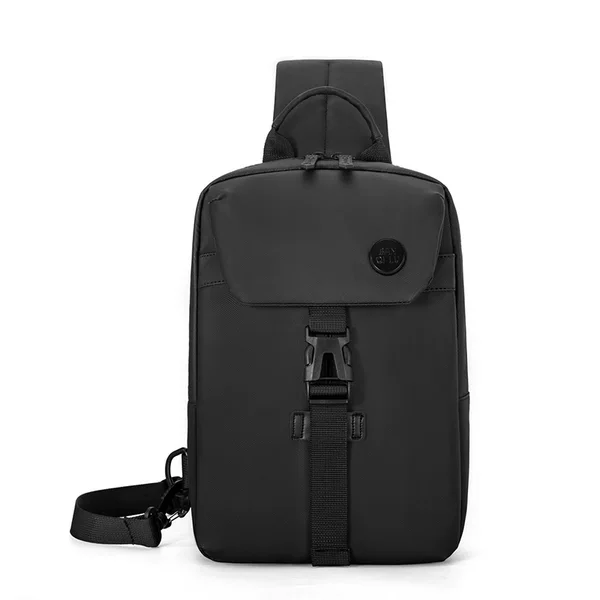 Men's Chest Bag Multi-functional Casual Shoulder Bag Personalized Crossbody Backpack Riding Fashion Commuter Chest Bag Men's Small Backpack