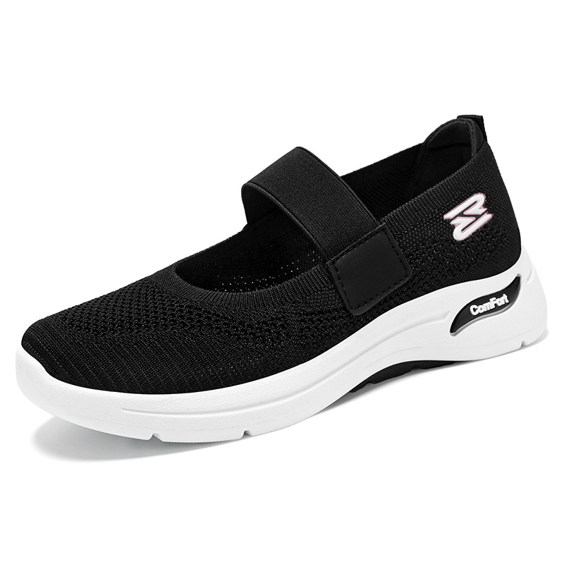 Zapatos de Mujer, Zapatos Versátiles para Mamá, Zapatos de Mujer de Malla Transpirable, Zapatos de Mujer Cómodos y Ligeros, Venta Directa de Fábrica, Venta al por Mayor Transfronteriza