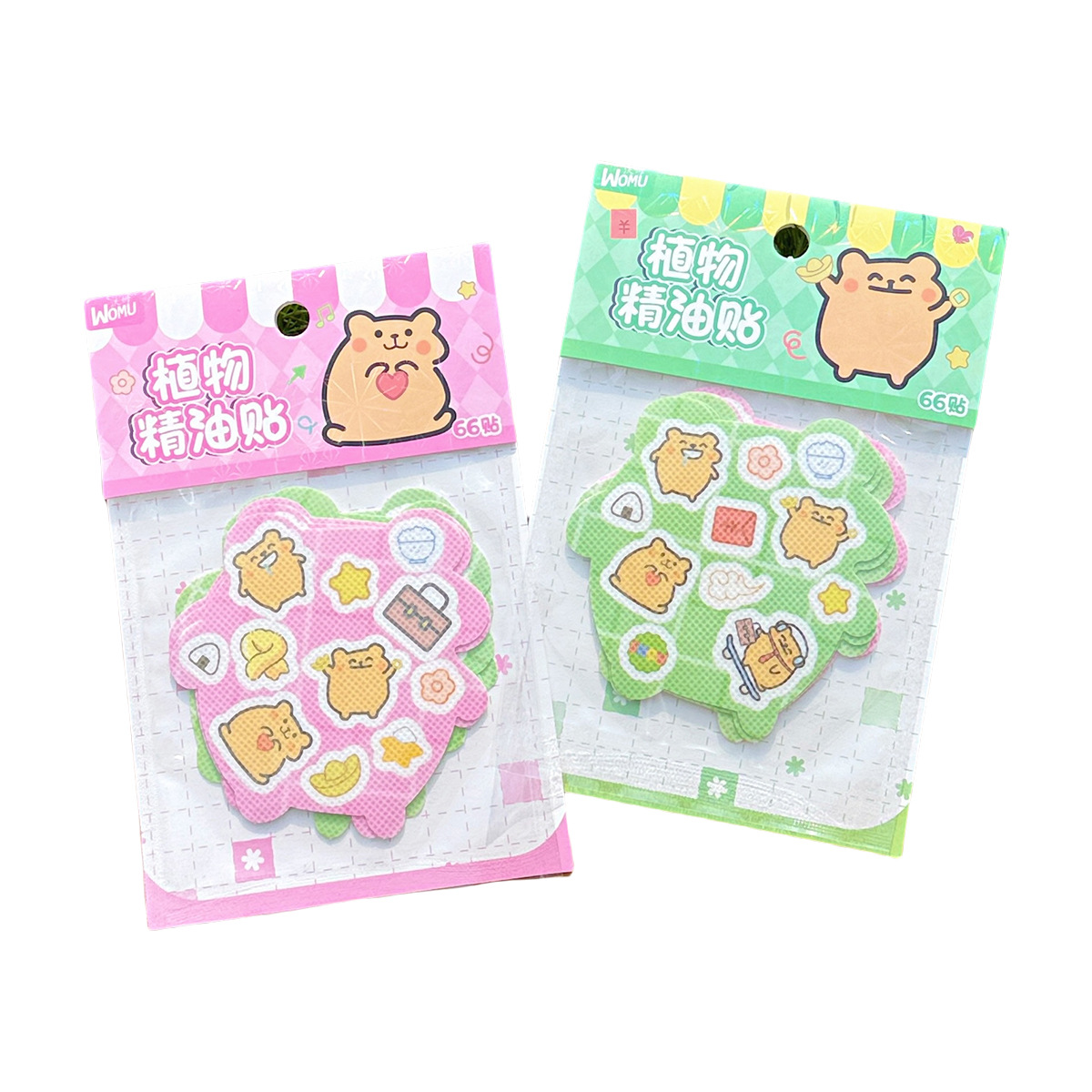 Creativo dibujos animados pegatinas de aceite esencial de verano campamento al aire libre pegatinas de aceite esencial de plantas lápiz pequeño nuevo auténtico autorizado pegatinas anti-mosquitos