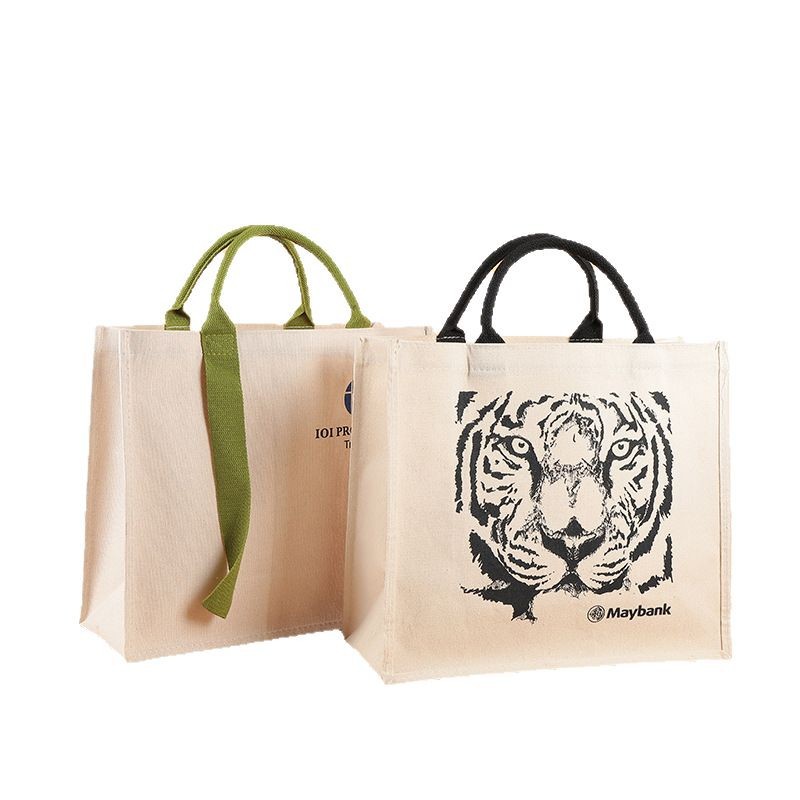 Bolsas de lino personalizadas bolsas de lona corporativas de alta gama bolsas de compras portátiles bolsas personalizadas logotipo al por mayor