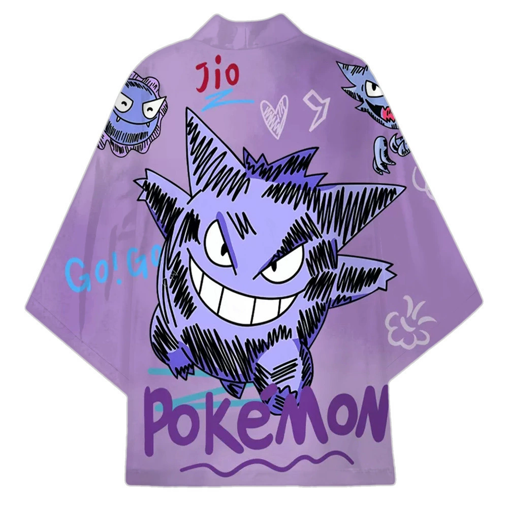 Halloween COS кимоно Pokémon Гэн Гуи двухмерное JoJo Чудесное Приключение плащ мужской крекер халат