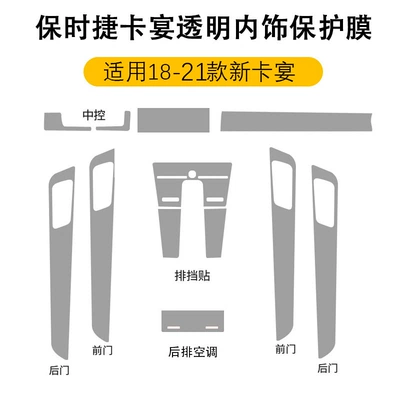 23 New Models of Macan Car interior film - 18-23-cayenne-full-set-second-generation