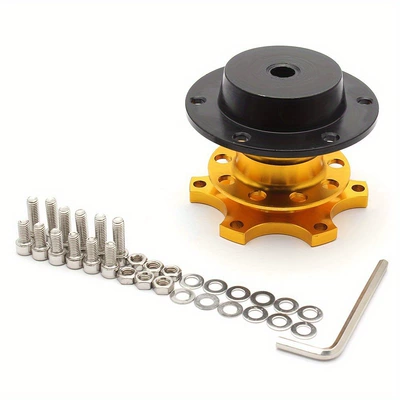 Alloy Quick Release Device for – Steering wheel - gold