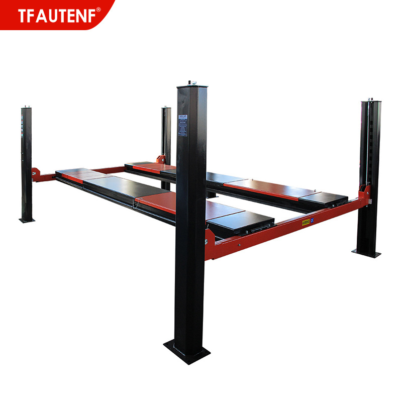 Suministro plataforma elevadora de coches de cuatro columnas plataforma elevadora de coches ascensor