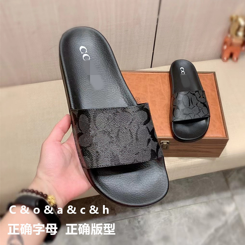 Coa Letter Printed Sandals Slippers Slide 2025 Summer Cross-Border Cambodia Phnom Penh Vietnam Sandals