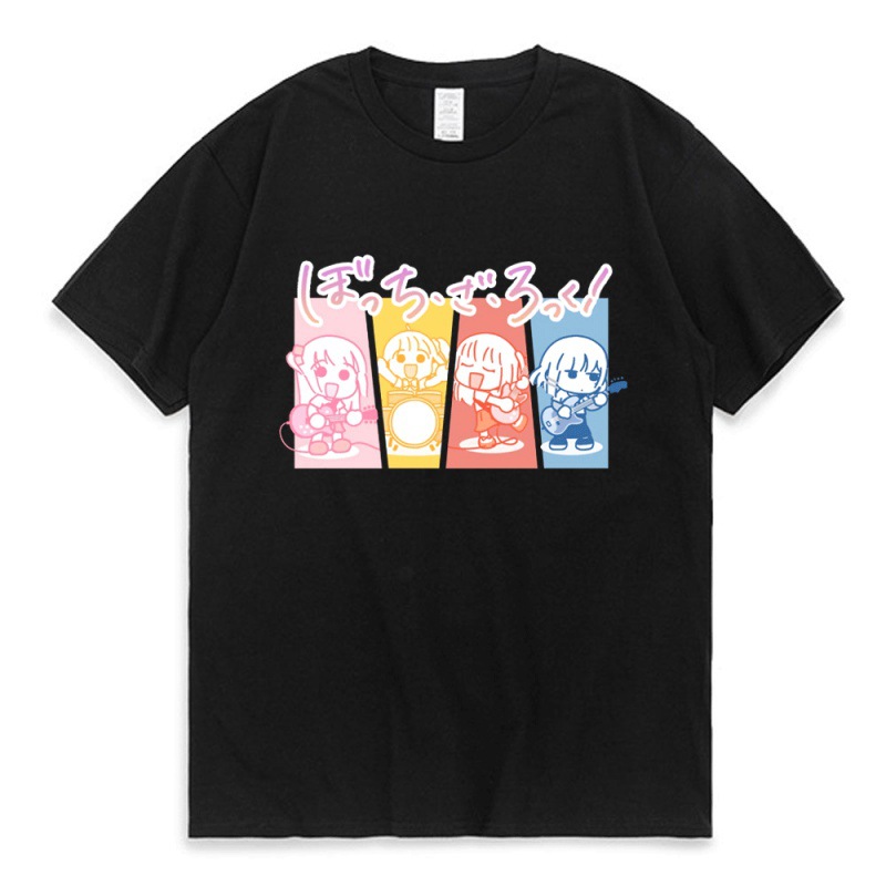 Camiseta de Anime Kawaii Bocchi The Rock para hombre y Mujer