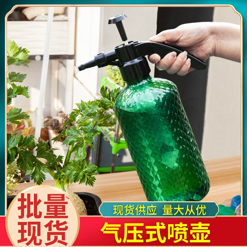 Лейка 2 л Ручной чайник с распылителем давления воздуха Большая емкость Стерилизационная бутылка высокого давления Садовый поливочный пластиковый чайник с распылителем