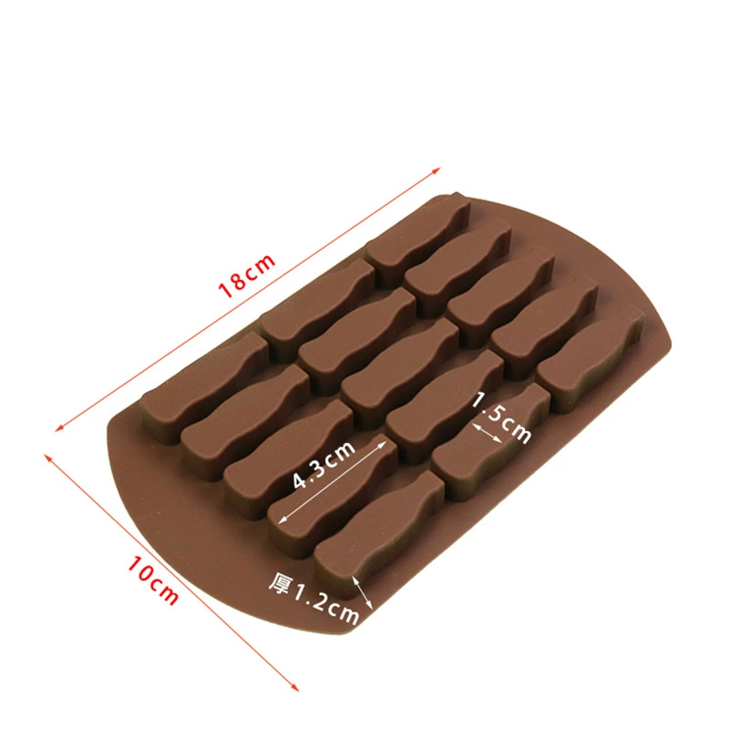 Аcrylic dessert silicone mold heart shaped, Cola