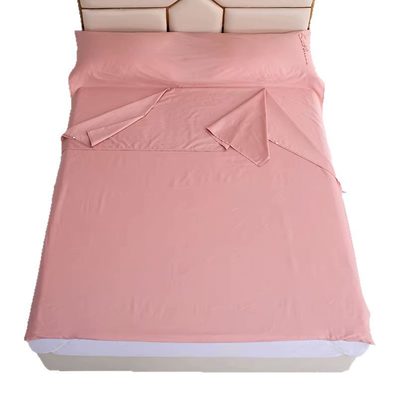 Cotton hotel de algodón puro artefacto sucio saco de dormir vacío 100 algodón para viajes de negocios sábanas funda edredón verano portátil image 5