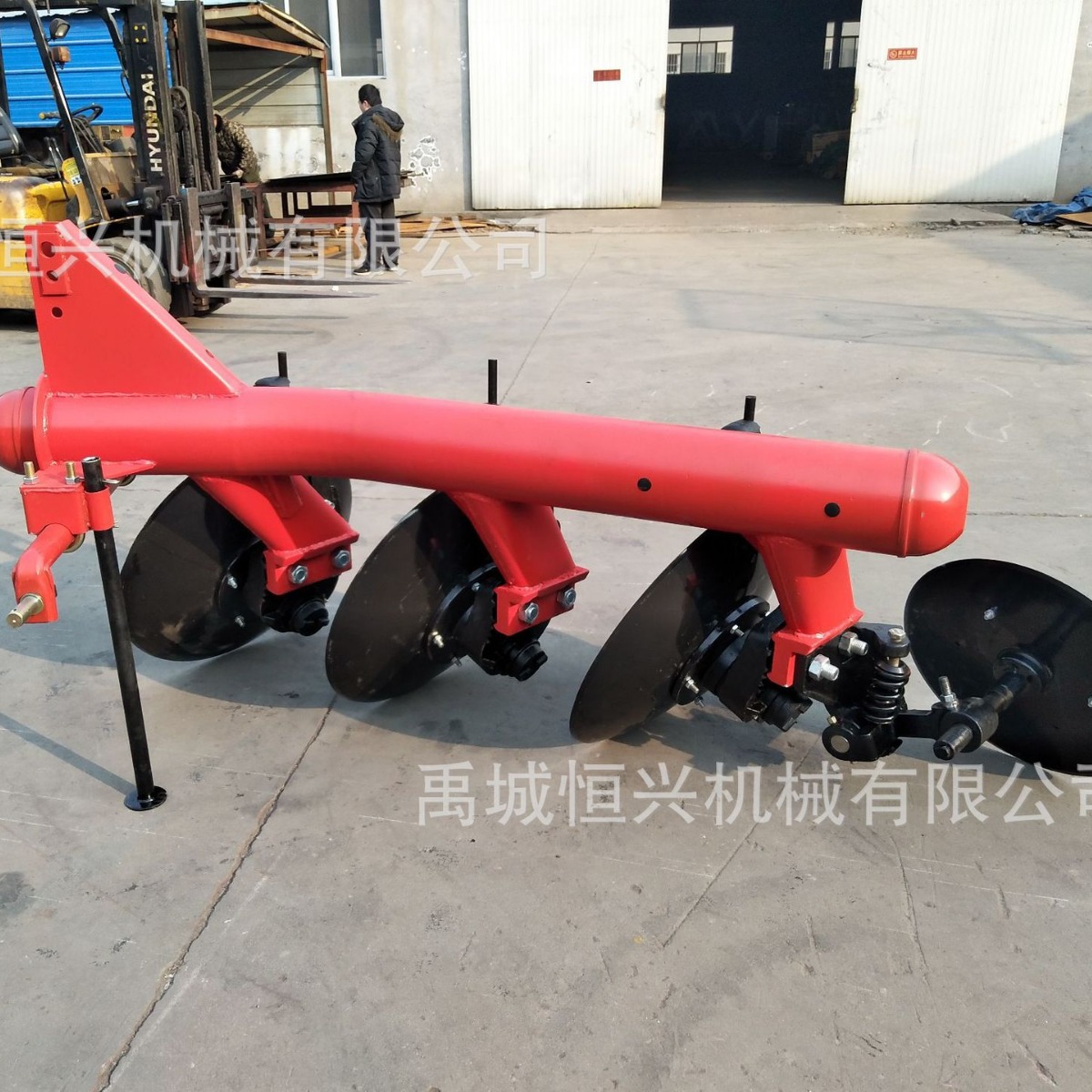 恒兴机械农用圆盘犁 圆管犁管子犁耕地翻土 犁片 耕翻犁农用机械