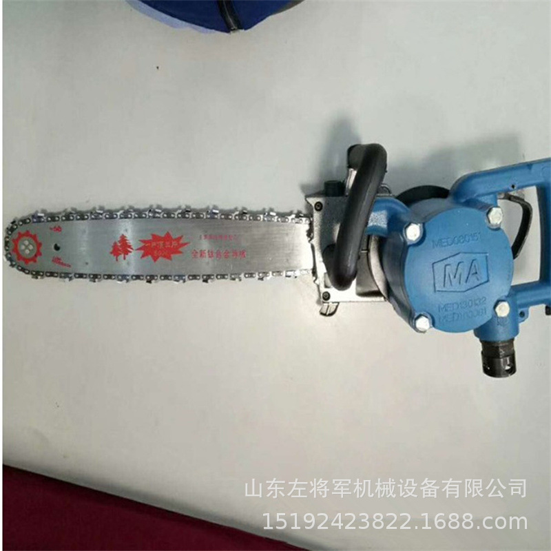 矿用气动链锯FLJ-400防爆矿用风动链条锯金刚石链条切割风动锯