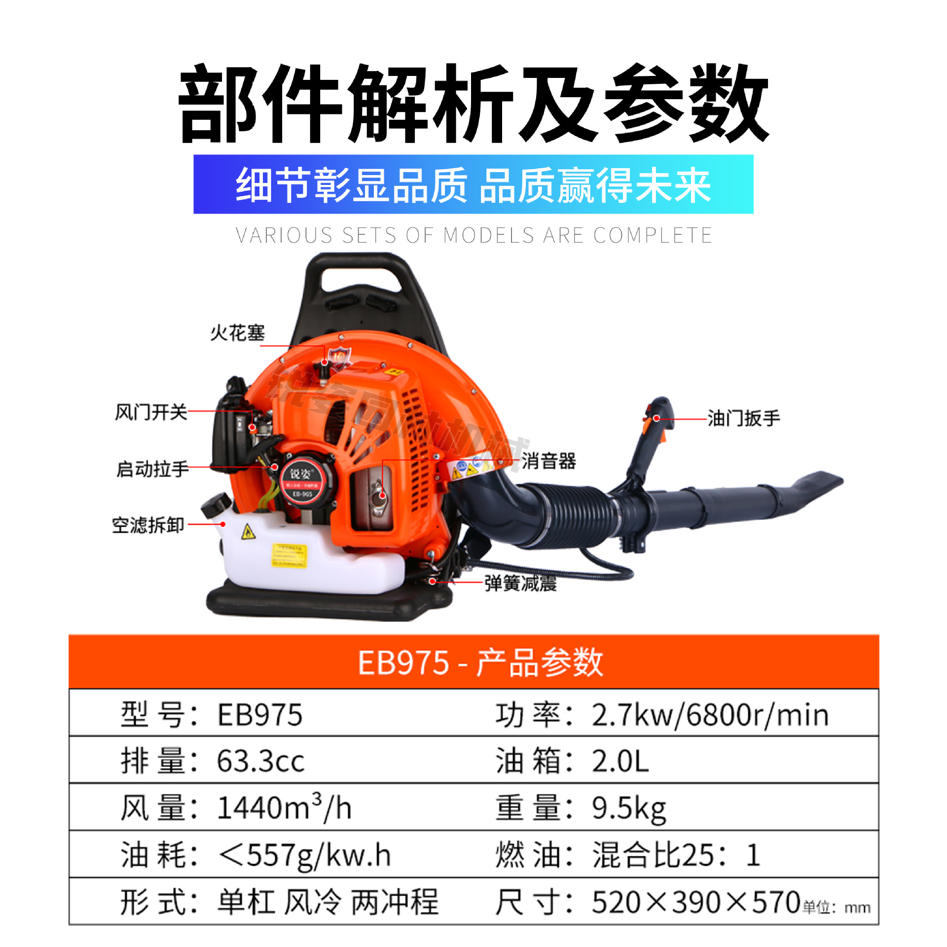 두 번째 정 EB975 백 타입 [시험 보고서 인증] 수입 구성면