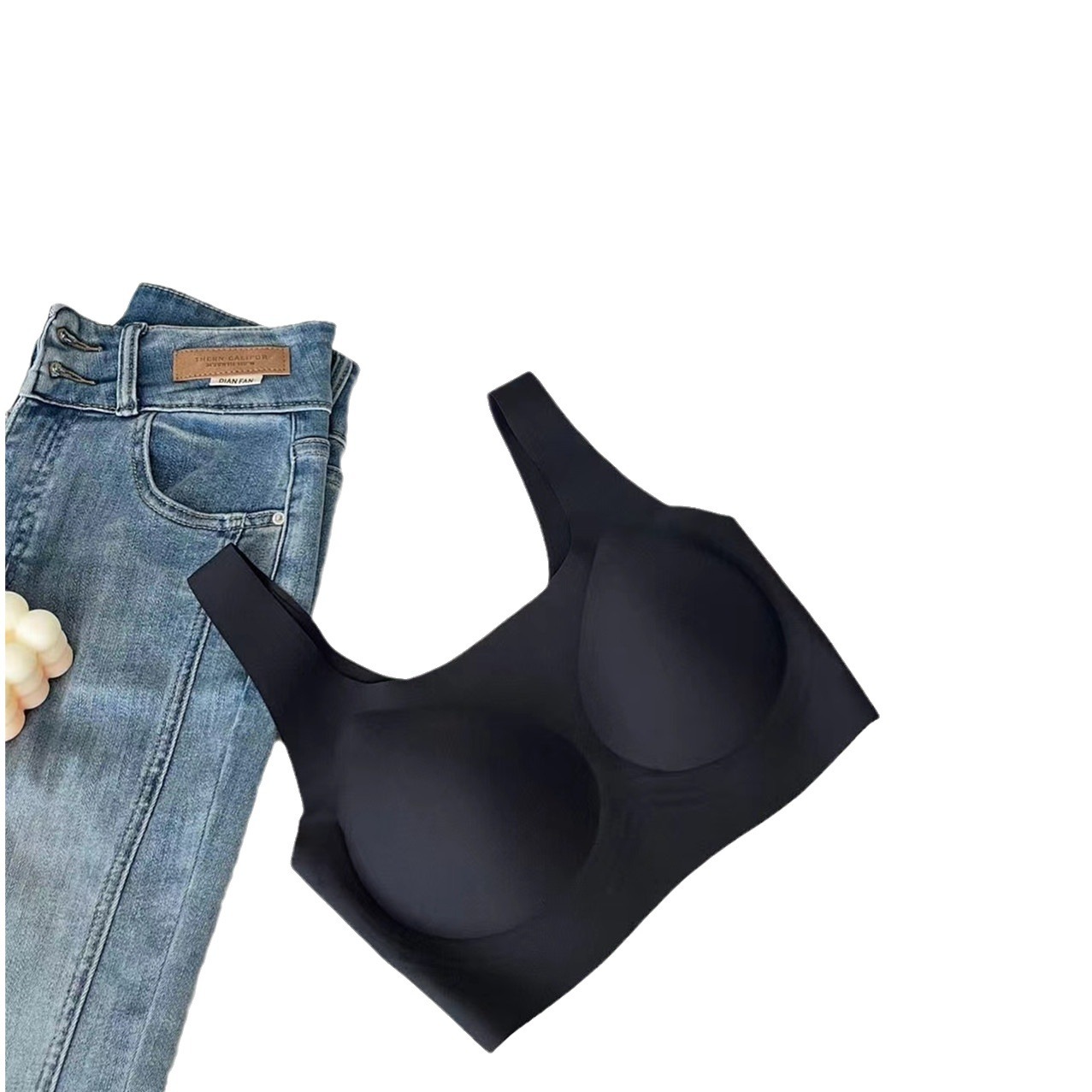 Nuevo sin marcas delgado gran taza delgada gran sujetador hermoso color de piel opaca ropa interior de sostén invisible para mujeres de verano