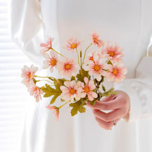 仿真花法式小菊花太阳花花束酒店软装餐桌花家居装饰跨境热假花