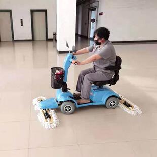 Driving Electric Dust Cart, Commercial Mopping Warehouse, Property Factory Workshop, Three- or Four-Wheel Cleaning Vehicle, Washing, Sweeping and Wiping
