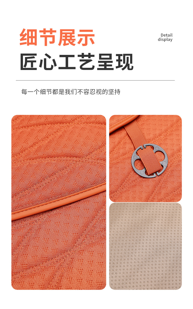 Foreign Trade Car Anti-Slip Seat Cushion, Ice Silk Cooling Cushion, Portable Comfortable Breathable Anti-Slip Latex Seat Cushion Wholesale