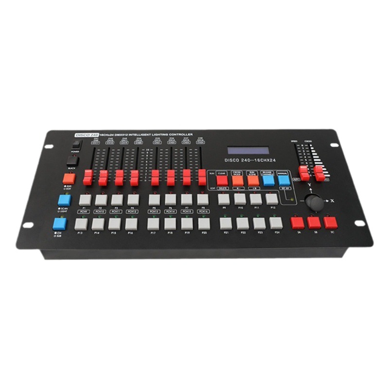 Wenjing iluminación de la etapa 240 consola wedding bar rendimiento iluminación mostrar dxm512 controlador PAR luz del haz de luz