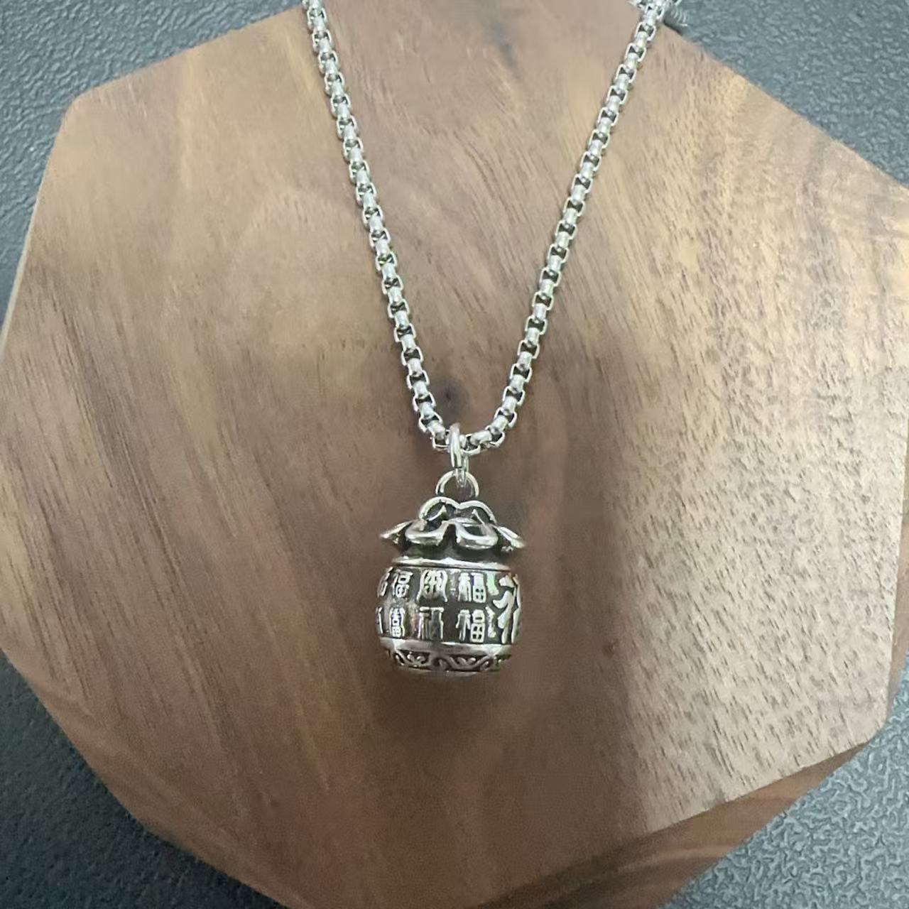 HN492 lucky bag necklace [with pearl chain]