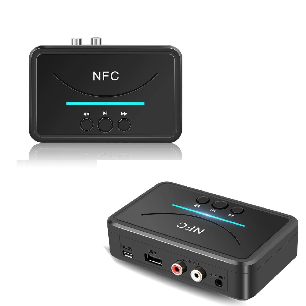 BT200 Bluetooth 5.0 приемник NFC беспроводной Bluetooth адаптер RCA/диск плеер автомобильный Bluetooth приемник