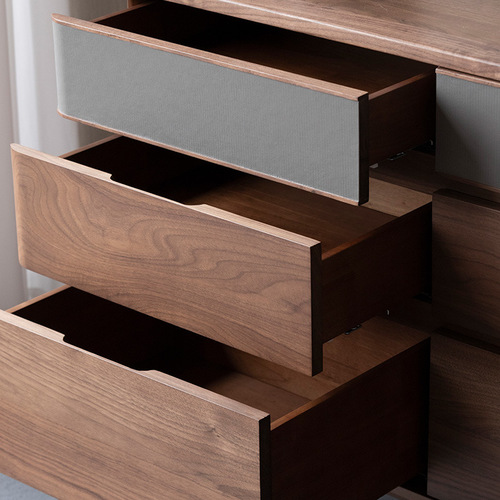 Shanju Nine Drawer Cabinet Zhijia Home | Retro Solid Wood Drawer Cabinet Bedroom Storage Cabinet Storage Cabinet Living Room Nine Drawer Cabinet