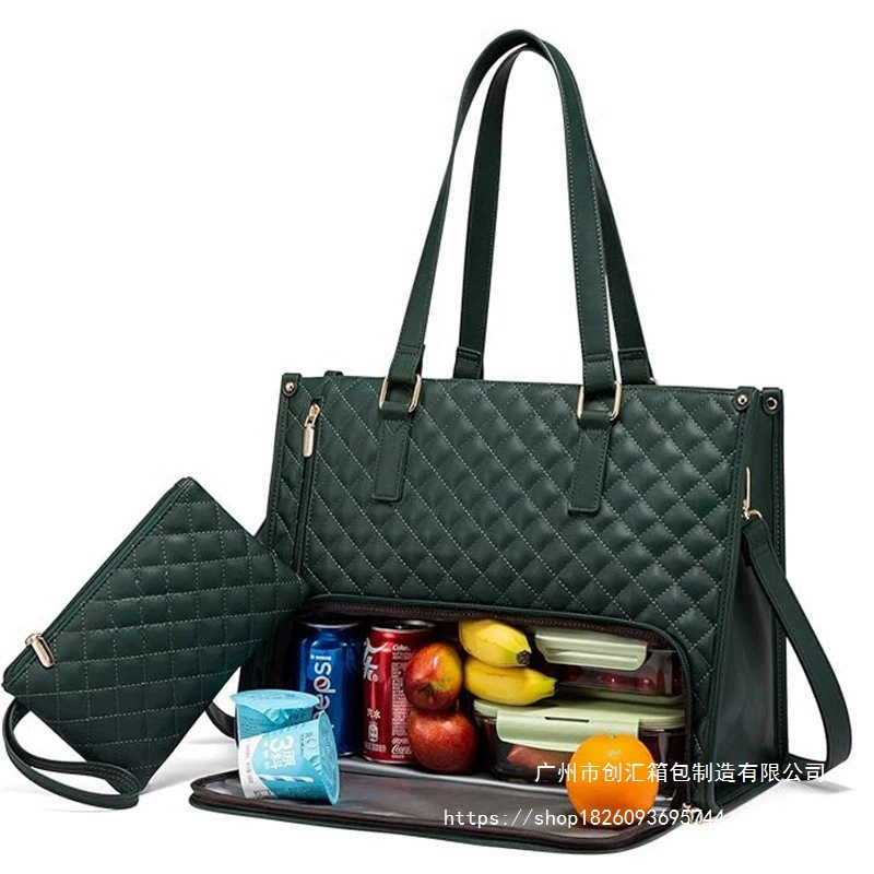 Новый трансграничный продукт Teilige Lunch-Tragetasche, женская изолированная коробка для завтрака, женская диагональная сумка для компьютера