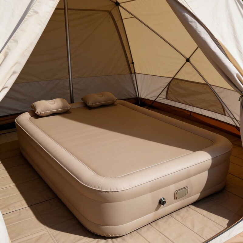 Directly Supplied from the Manufacturer, Elastic Silk Inflatable Bed for Home and Outdoor Camping, Portable Folding Thickened Mattress, Double Inflatable Air Mattress Directly Supplied from the Manufacturer, Elastic Silk Inflatable Bed for Home and Outdoor Camping, Portable Folding Thickened Mattress, Double Inflatable Air Mattress