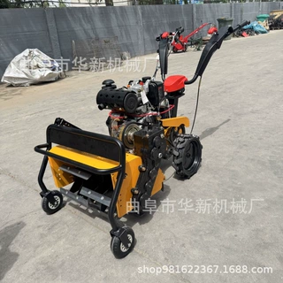 新升级款防缠草除草机 可转把柴油旋耕除草机 乘坐式除草松土机