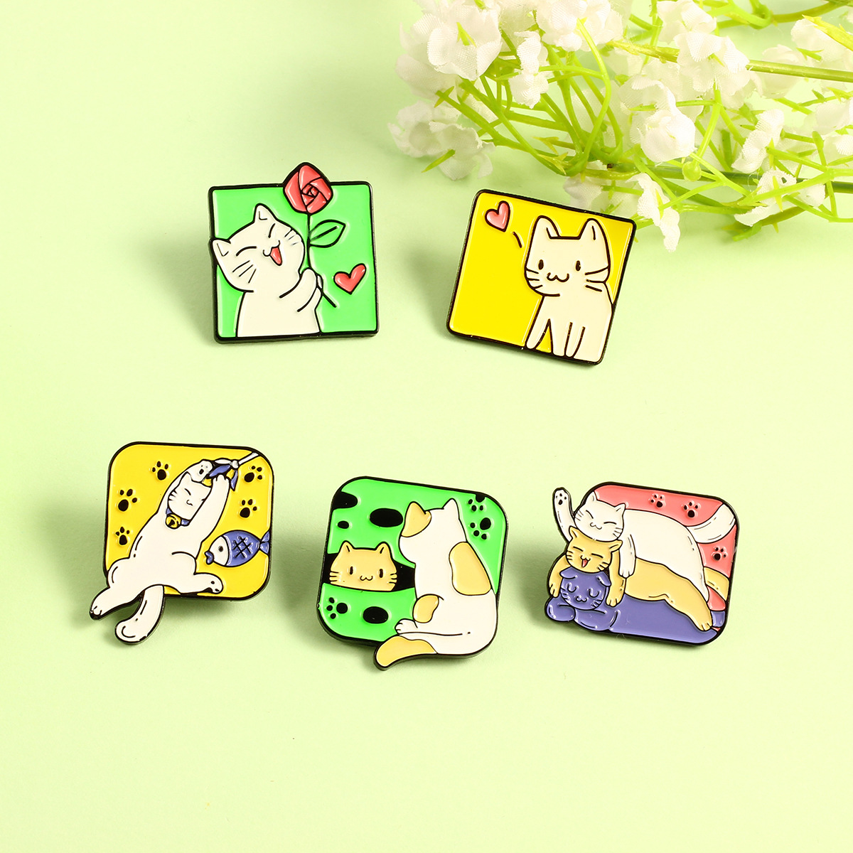 Style De Bande Dessinée Animal Alliage Animal Broches display picture 3