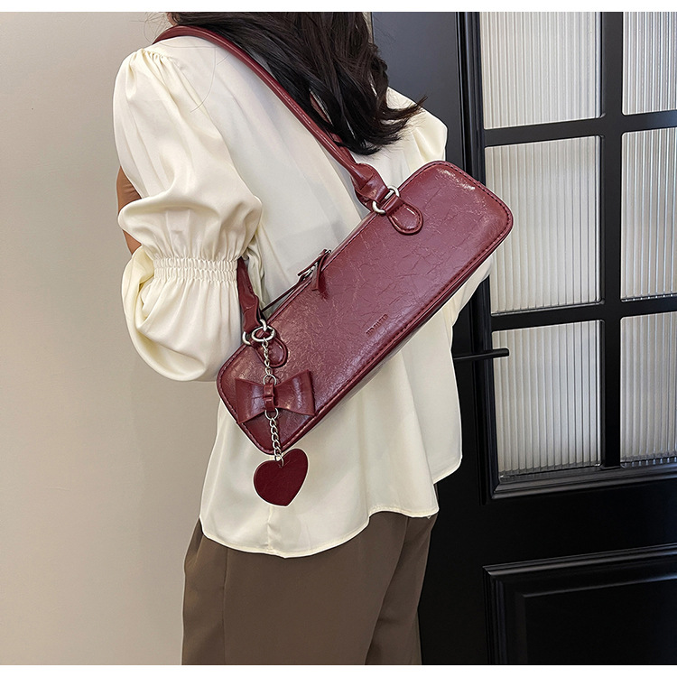Texture and Western Style Small for Women 2024 New Versatile Single Shoulder Underarm French Niche Design Stick Bag_voghion.com