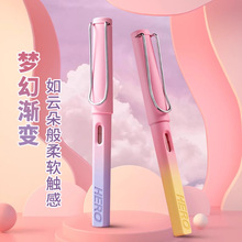 英雄牌钢笔359A小学生三四五年级练字专用初学者可替换墨囊两用