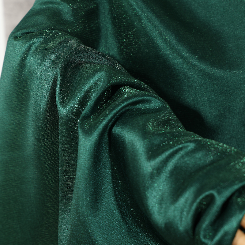 Tela de satén de corteza Tela de satén de textura muscular de brillo Traje antiguo Hanfu Falda de cara de caballo Tela de ropa decorativa de color sólido image 4