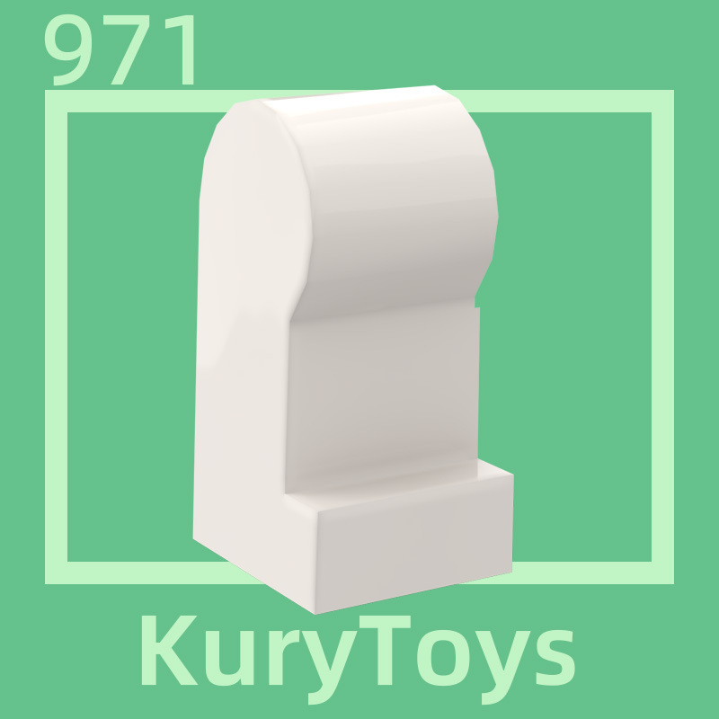 Kury/Kirui Small Particle Building Blocks DIY Parts Compatible with 971 Minifigure Body Spare Parts Moc