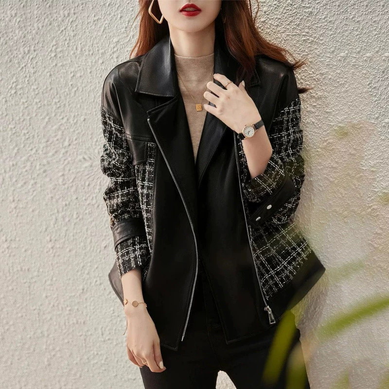 Осенняя демисезонная куртка, стиль Chanel, для подростков, свободный крой, западный стиль