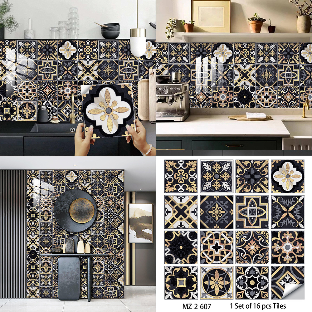 85g Weight Wall Sticker Home Textiles & Decor Type PVC Material Flower Pattern Elegant, Glam Style Elegant Glam Flower PVC Wall Sticker Wall Art 38