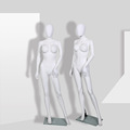 工厂大胸女全身模特喷漆白塑料模特橱窗展示架子欧美大码大胸假人