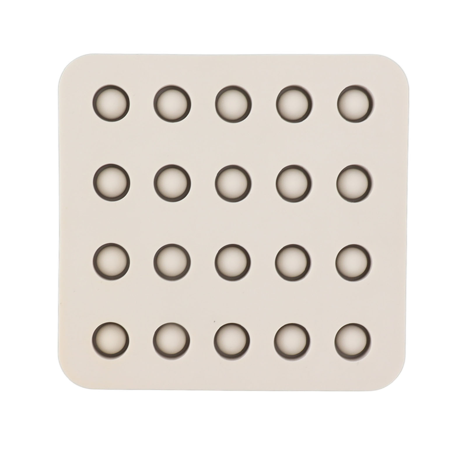 硅胶蜂蜡女王嫁接杯硅胶模具20孔蜂蜡王浆杯手动橡胶巢础杯蜂蜡王