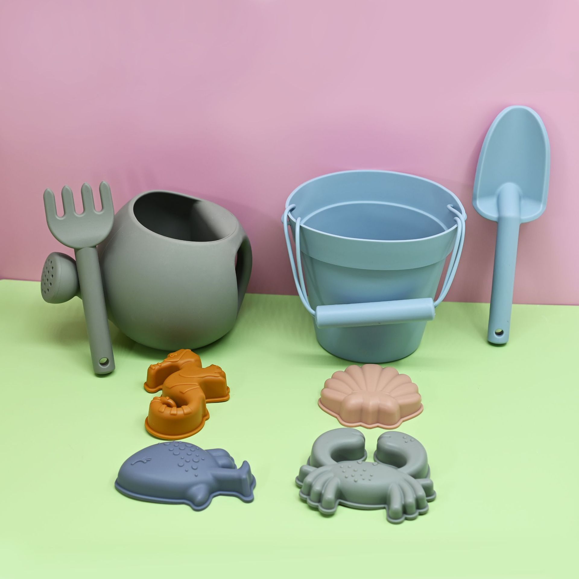 Juguetes de playa juguetes para niños coches arco iris dinosaurios mar de padres e hijos herramientas marinas para niños