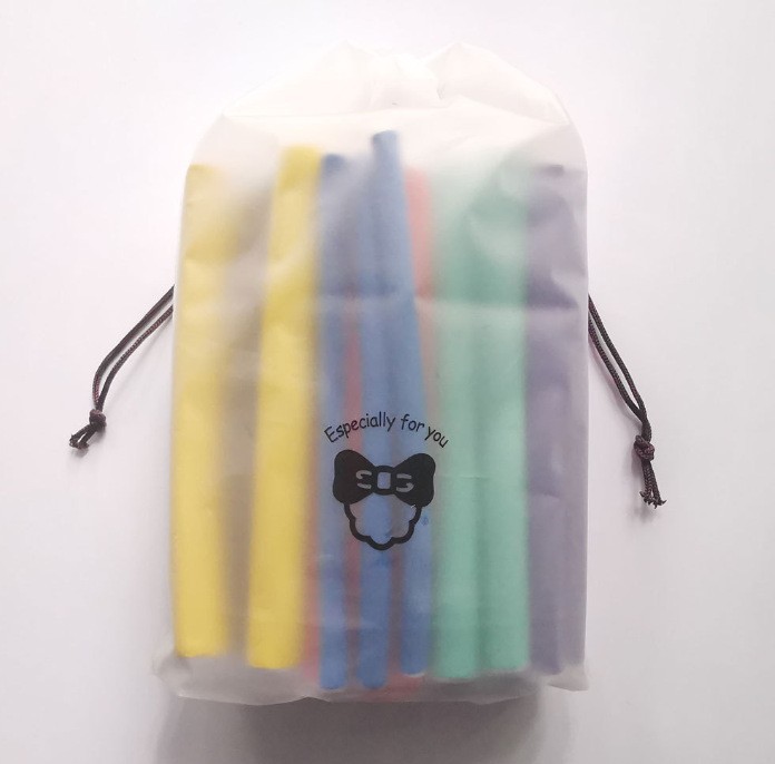 Amazon venta caliente 42 piezas de esponja de PVC tubo de cabello de algodón de perla barra de cabello universal cabello de cabello rizado rollo de frangeo
