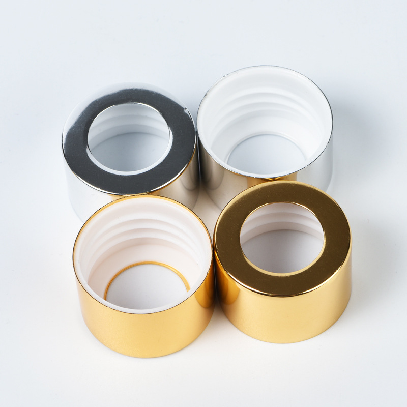 Tapa de aluminio para aromaterapia, tapa para botella de perfume, tapa con gotero, botella dispensadora de aceites esenciales, tapa para botella de cosméticos image 5