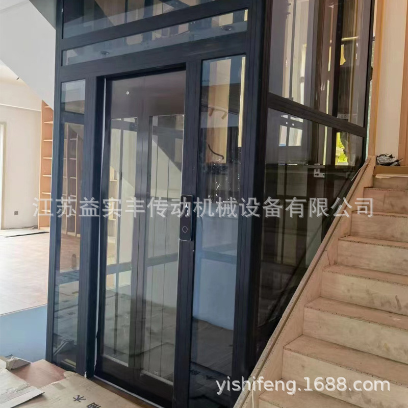 苏州厂家供应别墅家用电梯二三四五六层自建房曳引观光梯钢带电梯