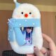 Cute Snowman Plush Photo Card Set Campus Photo Aidou Small Card Star-chasing Meal Card Storage Display Pendant