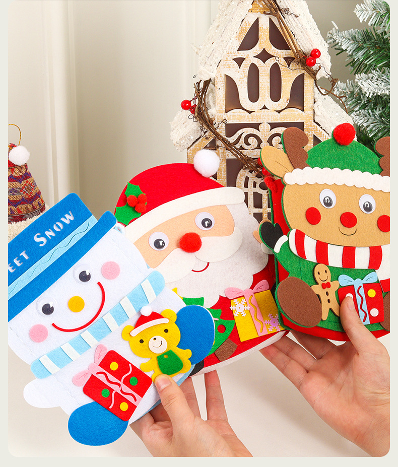 Christmas Cute Cartoon Cloth Party Decorative Props display picture 1