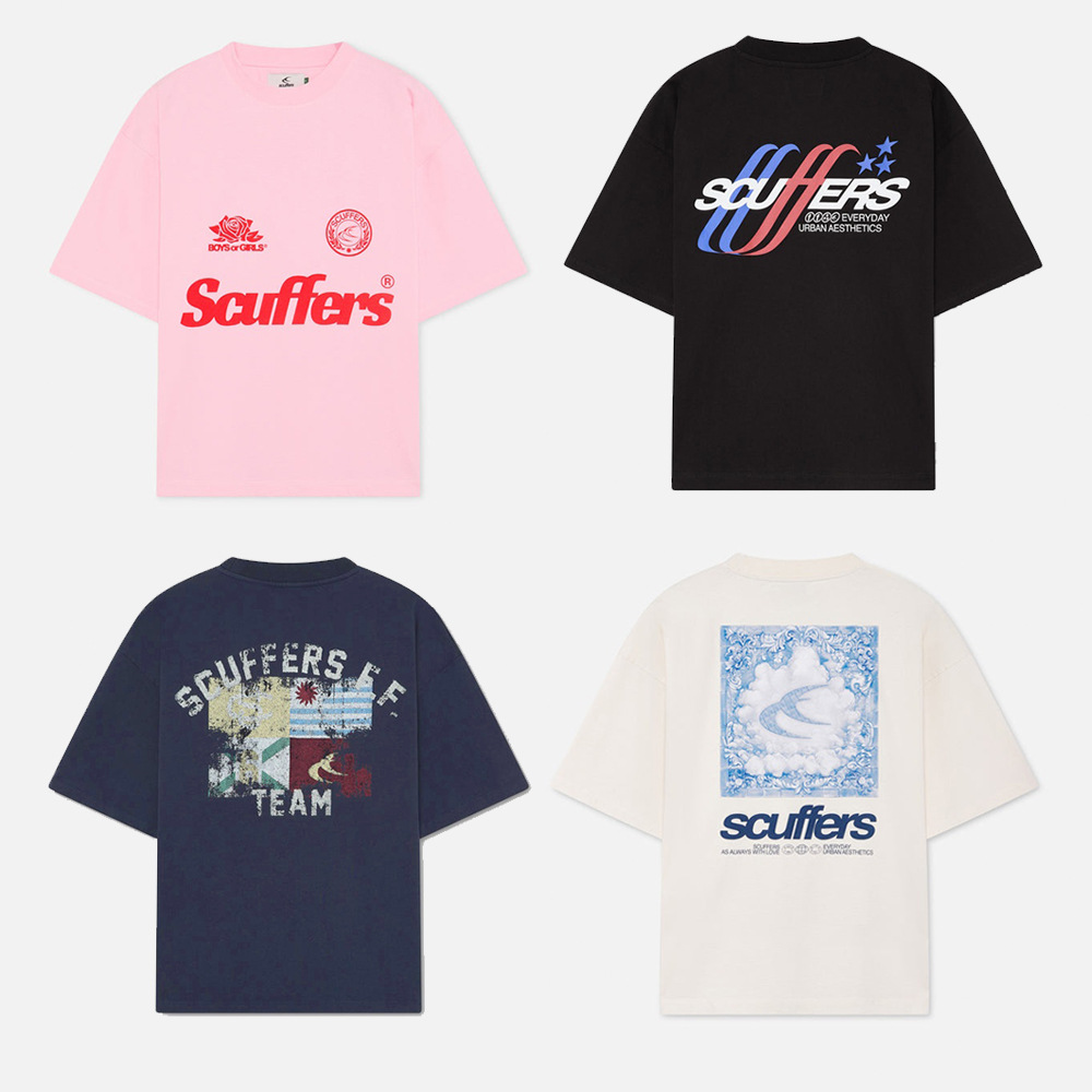 T-SHIRT SCUFFERS