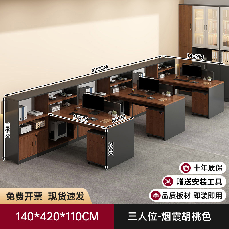 Mesa de escritorio multifuncional, tabla de almacenamiento, armario de almacenamiento, escritorio de personal de oficina, escritorio simple, escritorio de computadora doméstica