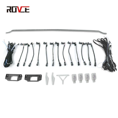 Suitable for Land Rover Defender atmosphere light saddle light original ten-color atmosphere light central control adjustment atmosphere light (Panel (Dashboard) işıqlandırması) - guardian-atmosphere-lamp